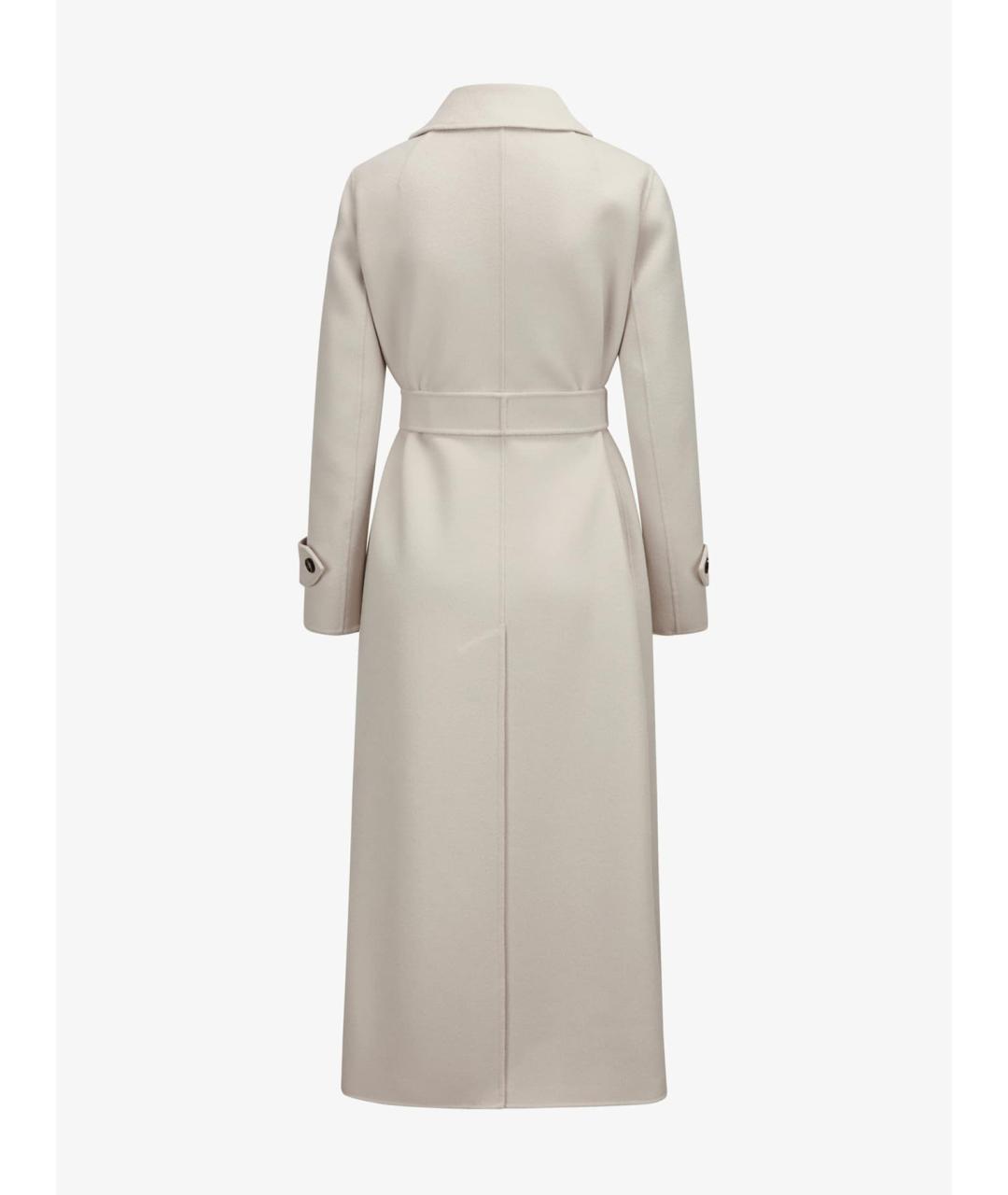 'S MAX MARA Бежевое шерстяное пальто, фото 2