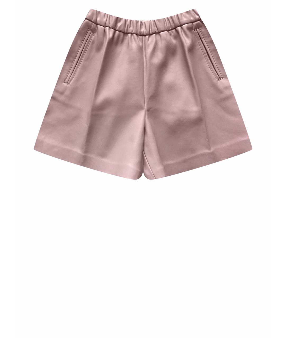 PINKO Розовые кожаные шорты, фото 1