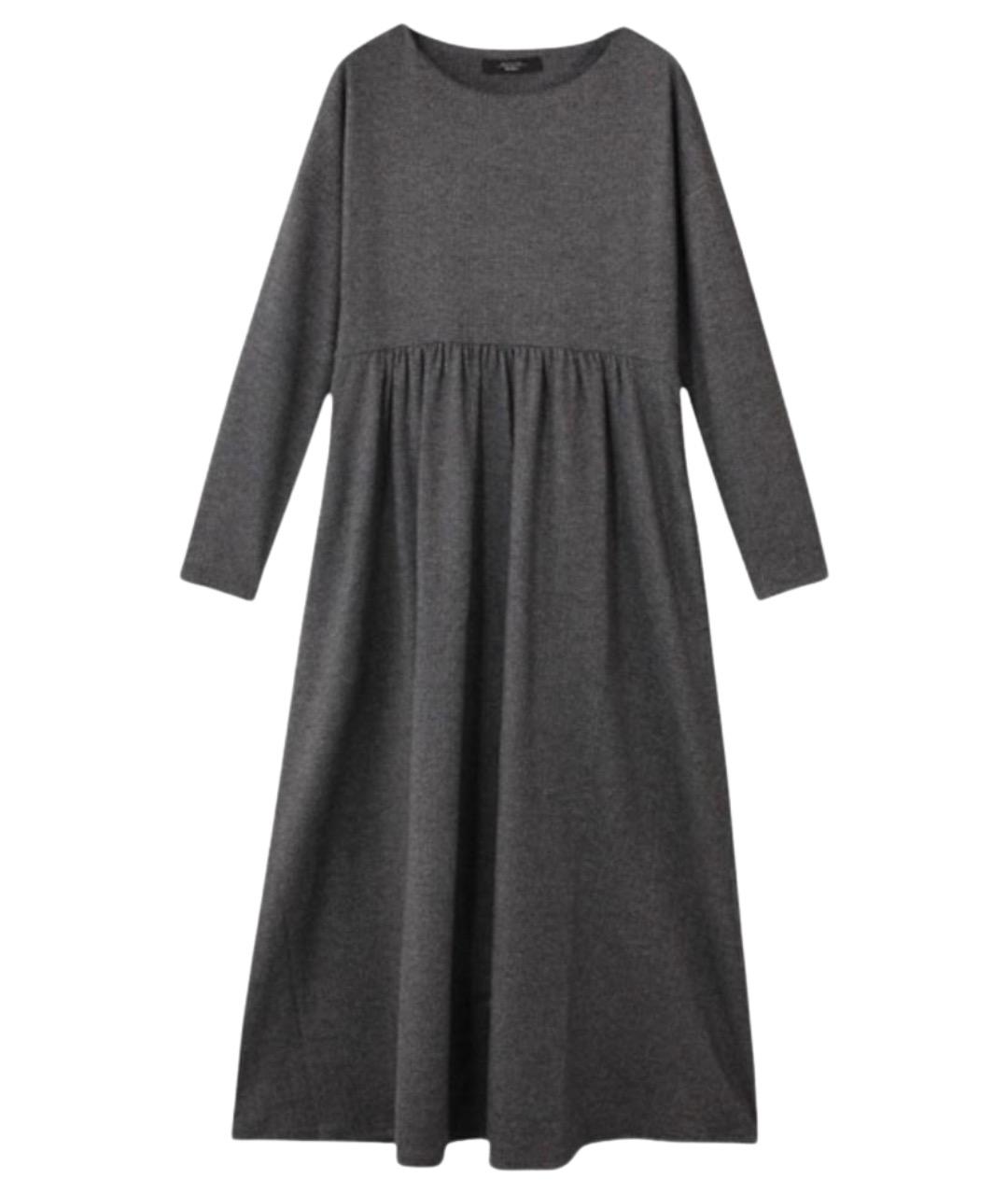 WEEKEND MAX MARA Серое вискозное повседневное платье, фото 1