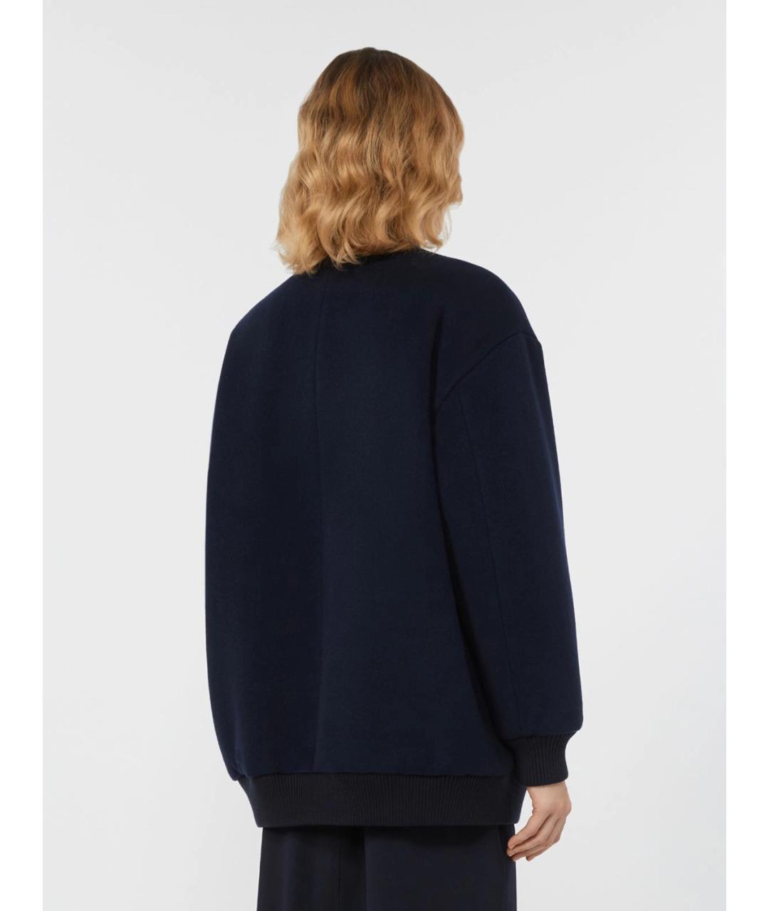 WEEKEND MAX MARA Синяя шерстяная куртка, фото 4