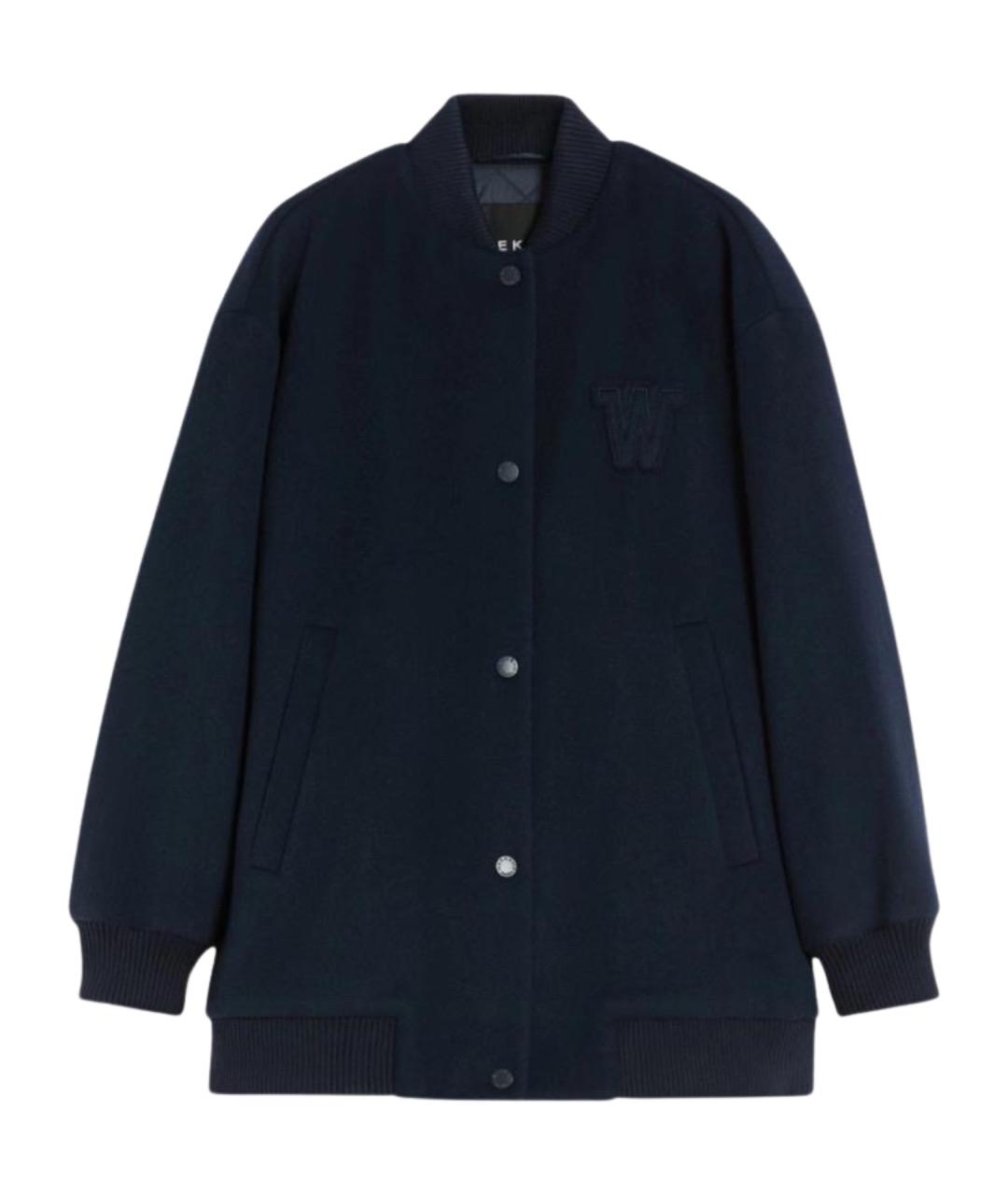 WEEKEND MAX MARA Синяя шерстяная куртка, фото 1