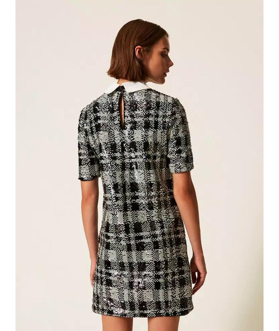 TWIN-SET Мульти повседневное платье, фото 5