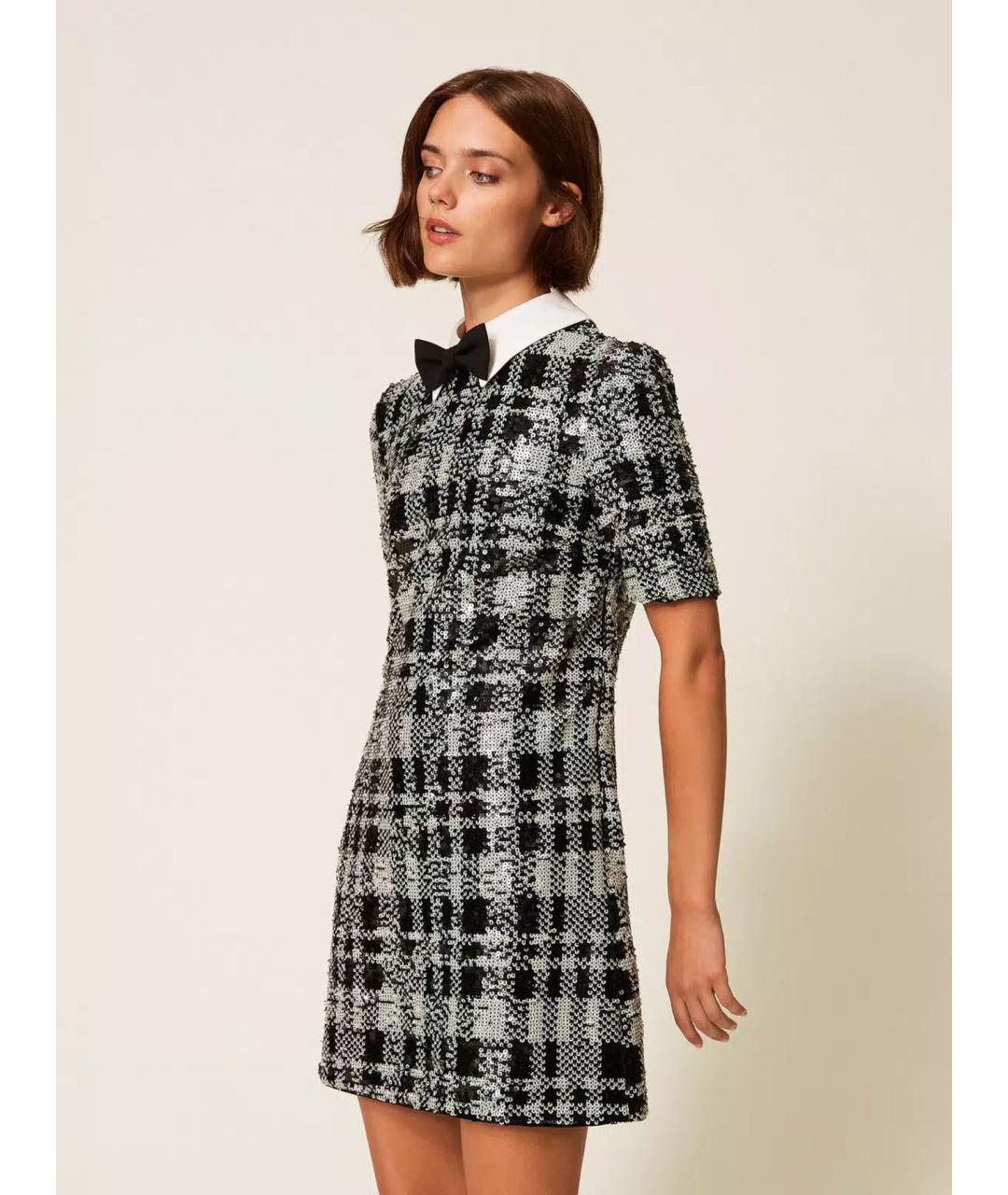 TWIN-SET Мульти повседневное платье, фото 4