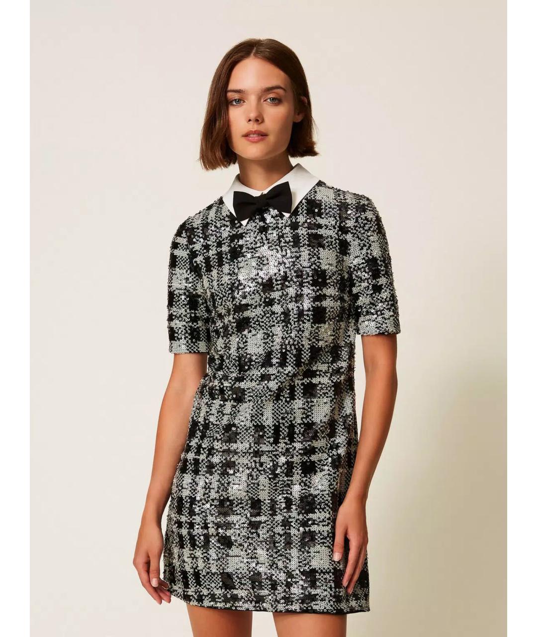 TWIN-SET Мульти повседневное платье, фото 3