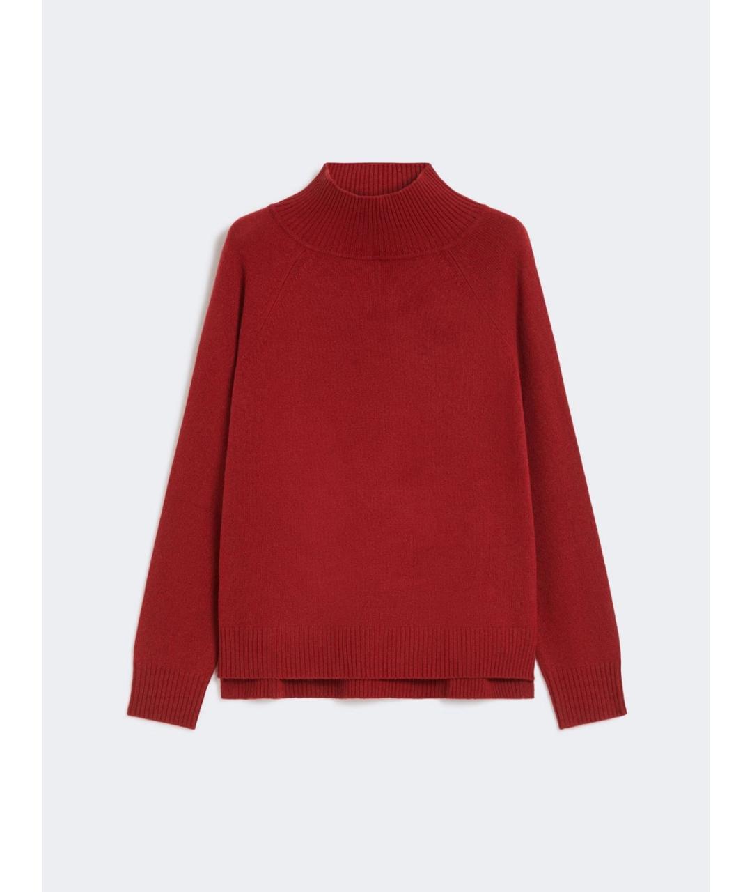 WEEKEND MAX MARA Красная кашемировая водолазка, фото 6