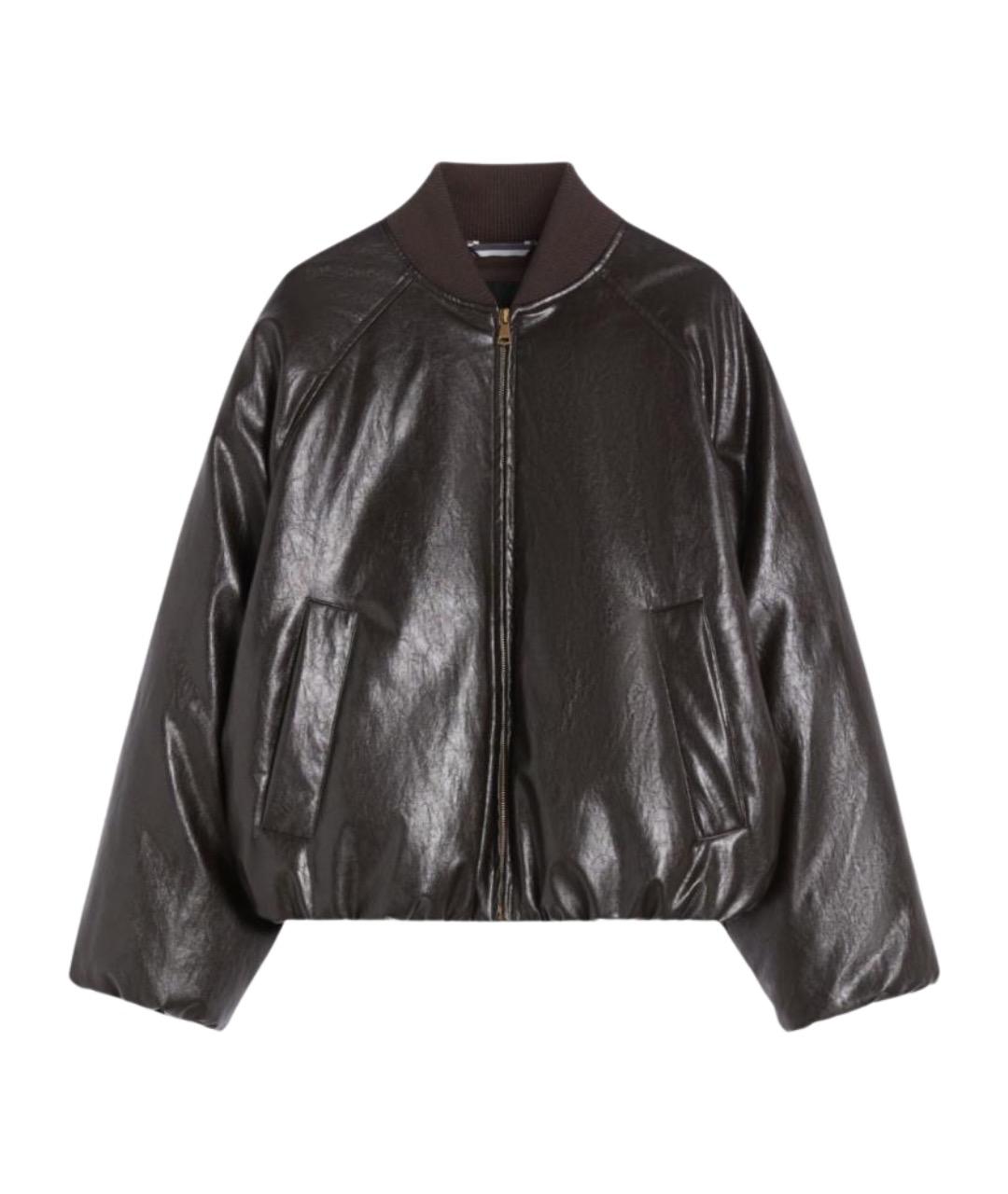 WEEKEND MAX MARA Коричневая полиэстеровая куртка, фото 1