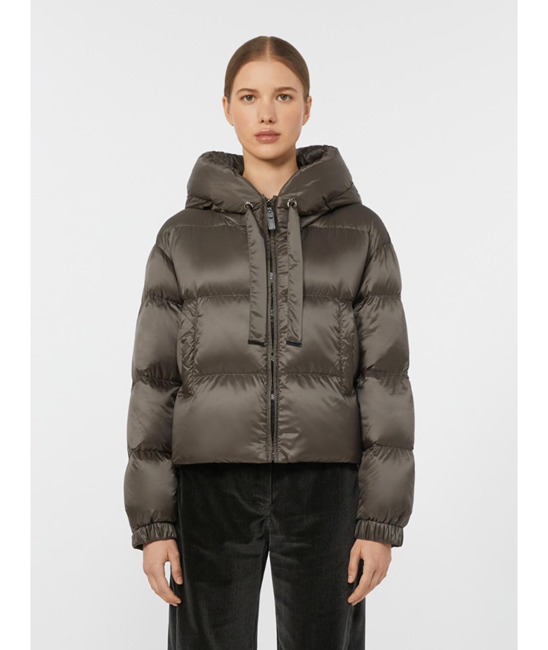'S MAX MARA Полиэстеровый пуховик, фото 4