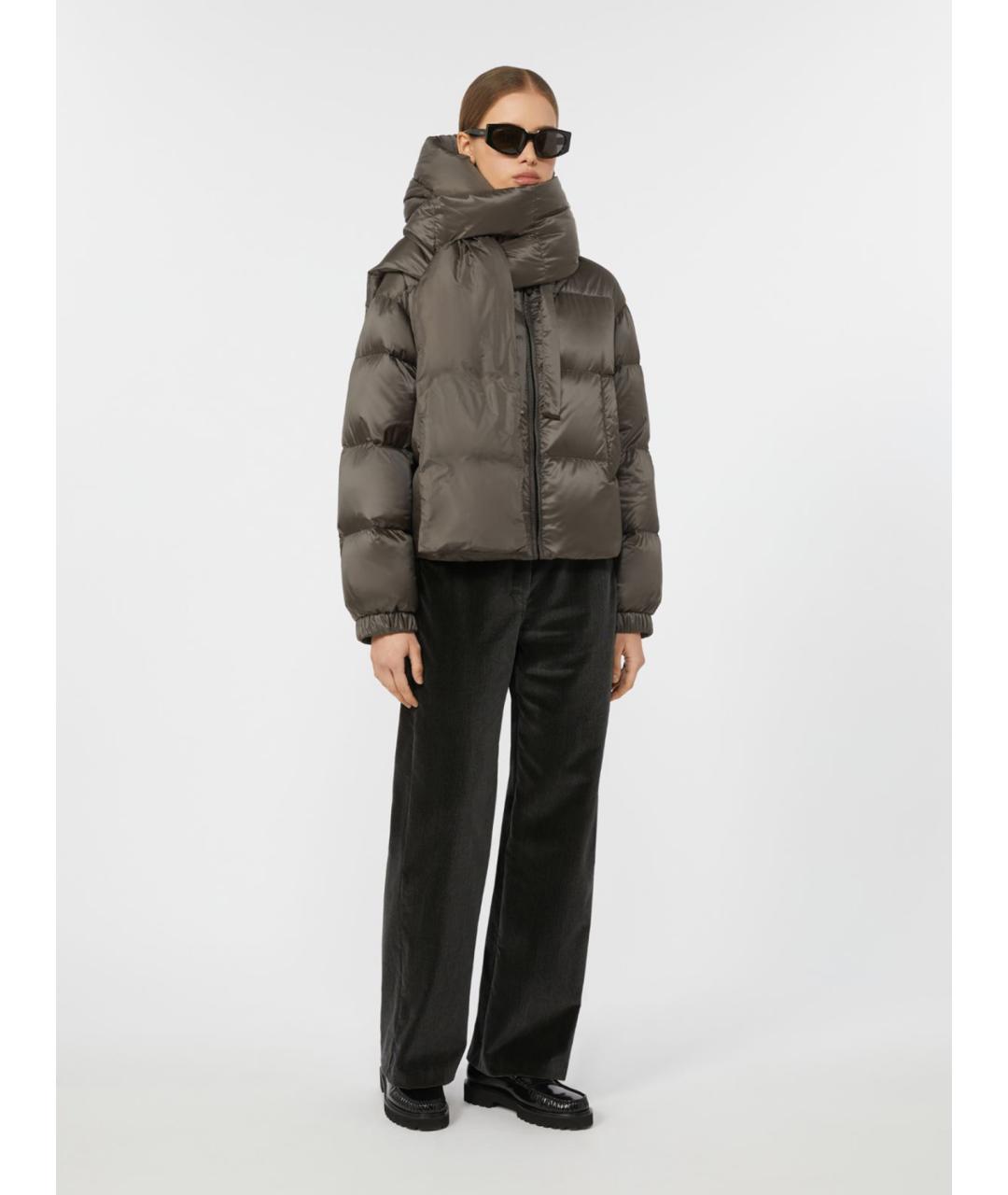 'S MAX MARA Полиэстеровый пуховик, фото 2