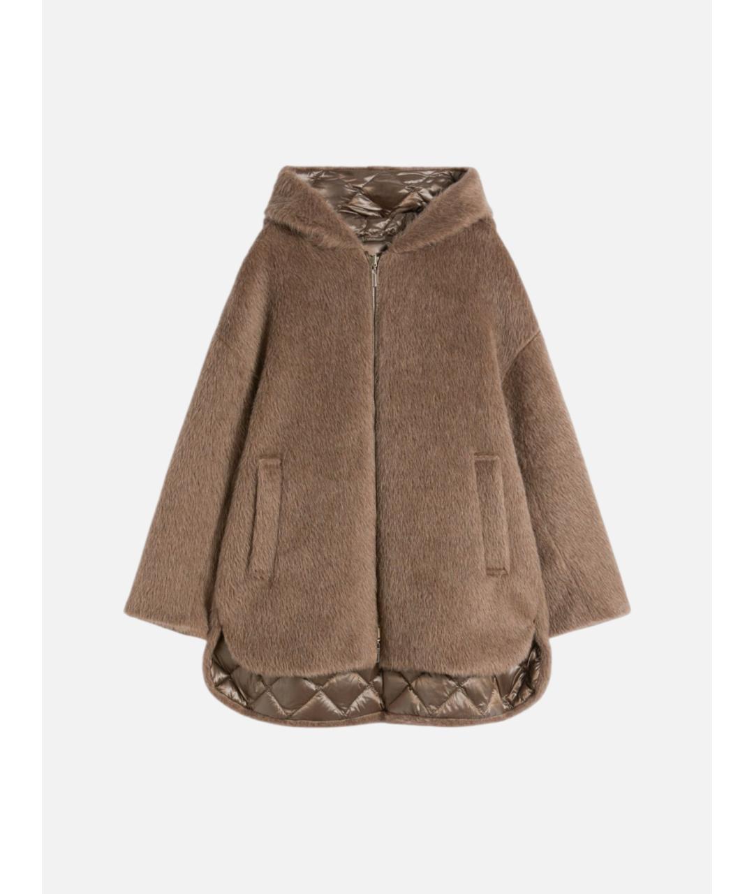 'S MAX MARA Коричневый пуховик, фото 6