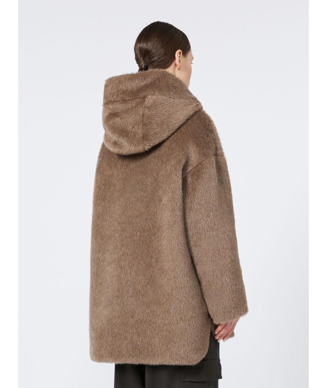 'S MAX MARA Коричневый пуховик, фото 4