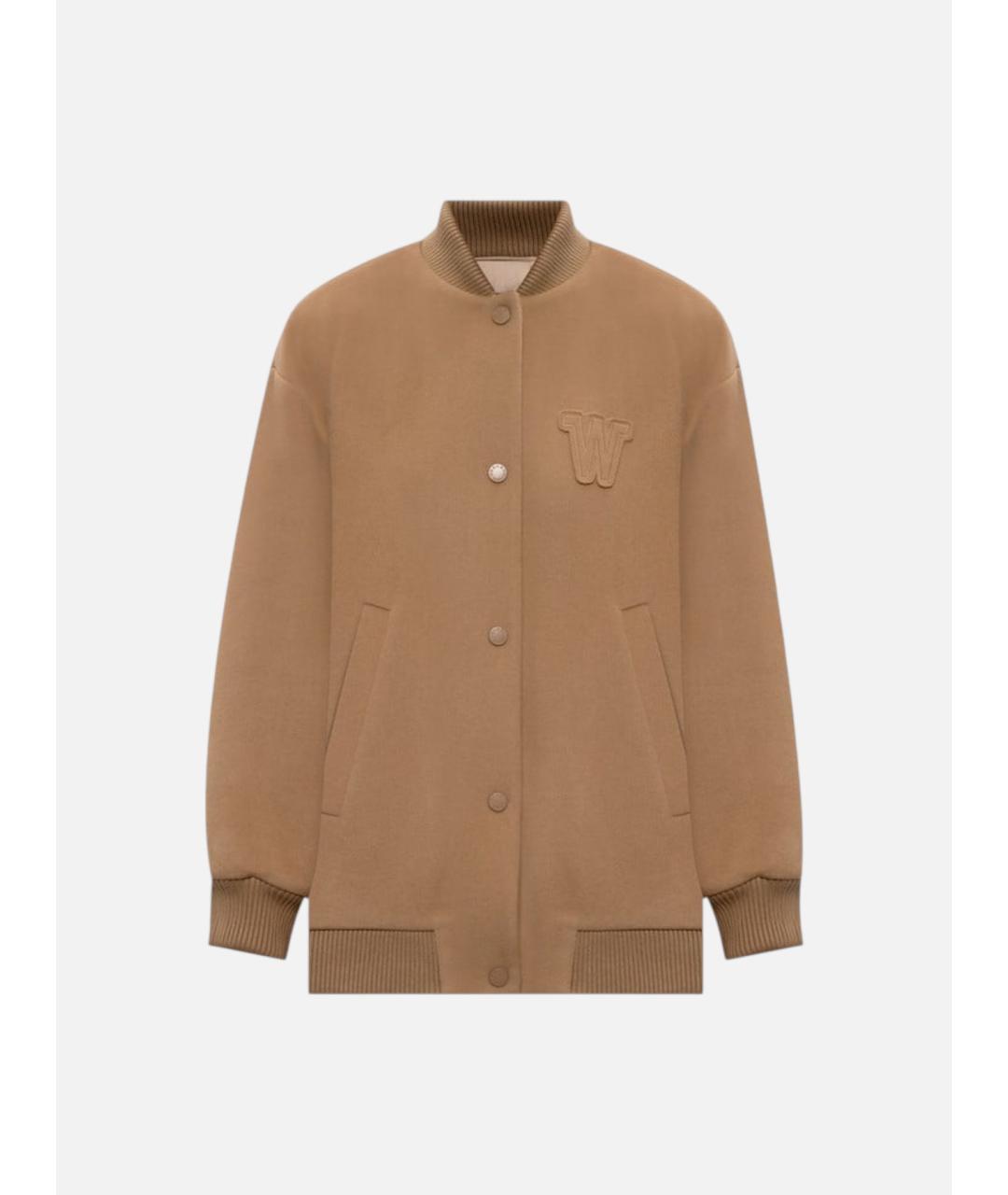 WEEKEND MAX MARA Бежевая шерстяная куртка, фото 5