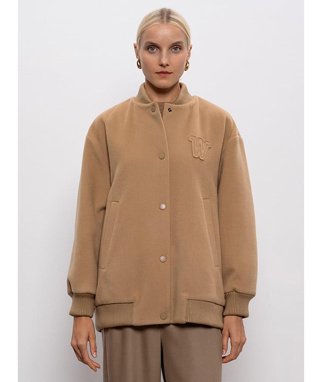 WEEKEND MAX MARA Бежевая шерстяная куртка, фото 3