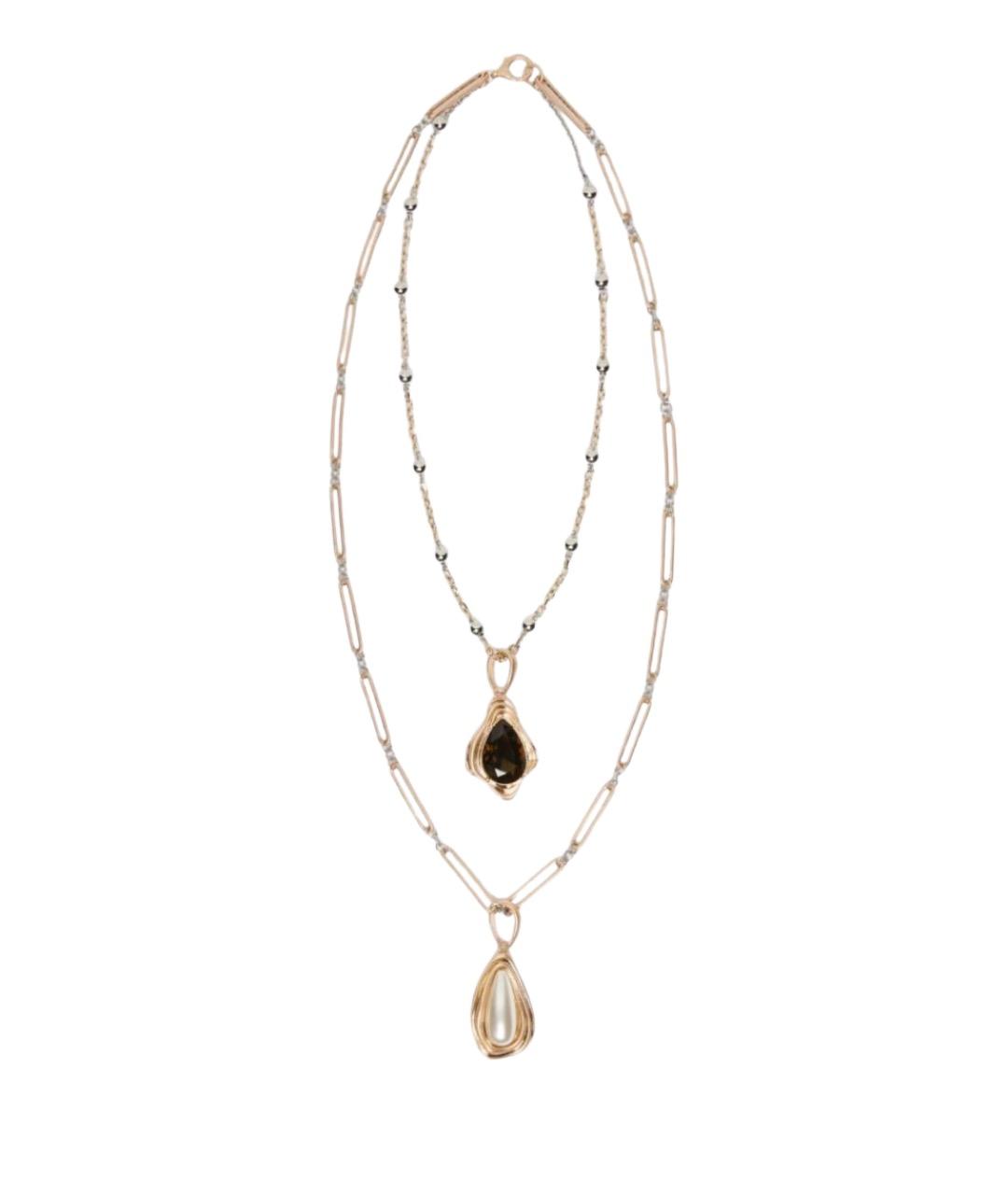 WEEKEND MAX MARA Золотая латунная подвеска, фото 1