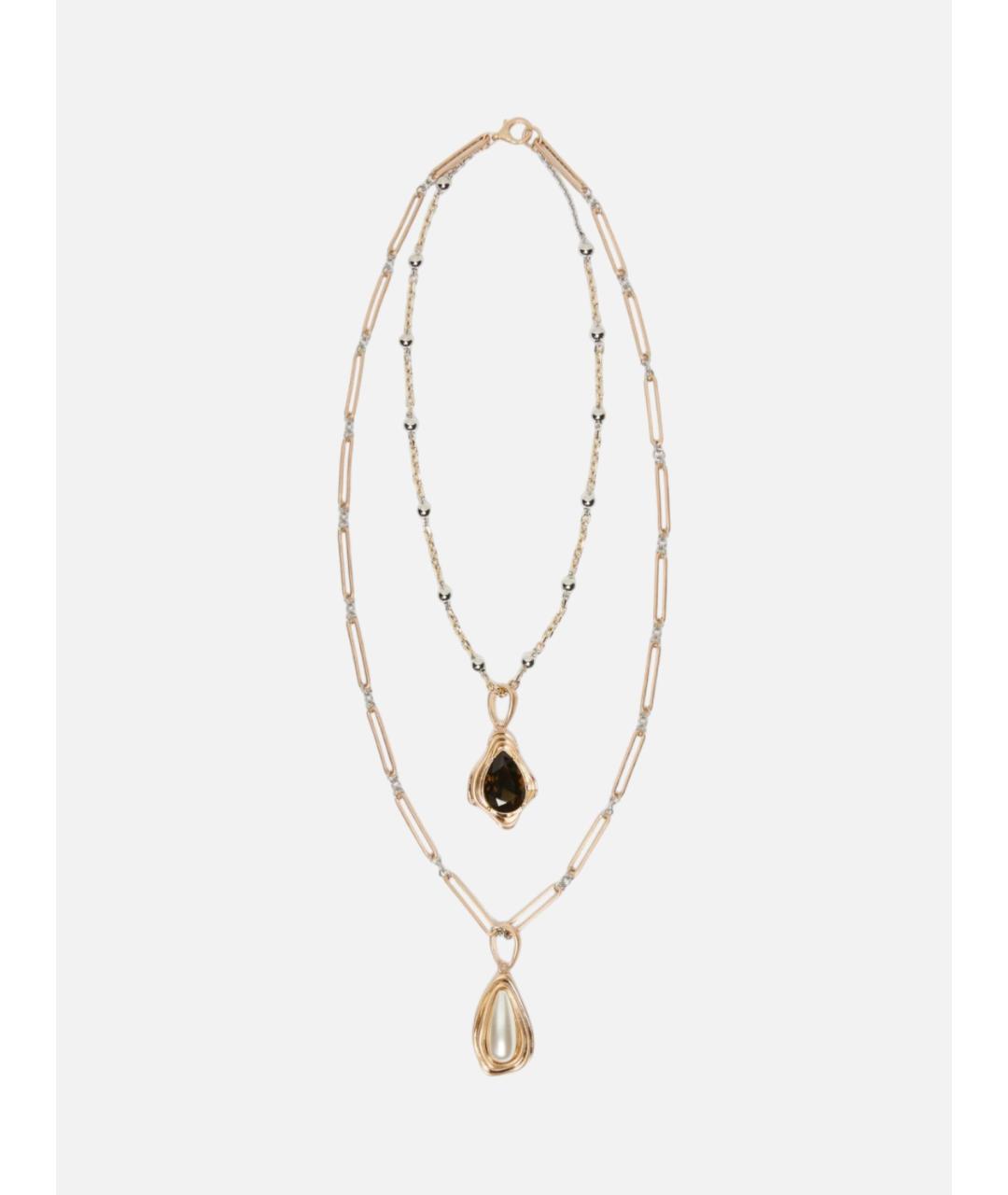 WEEKEND MAX MARA Золотая латунная подвеска, фото 4