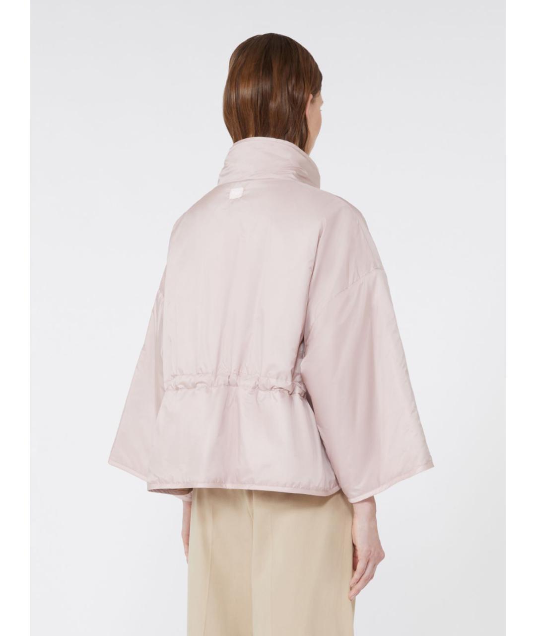 WEEKEND MAX MARA Розовая полиэстеровая куртка, фото 5