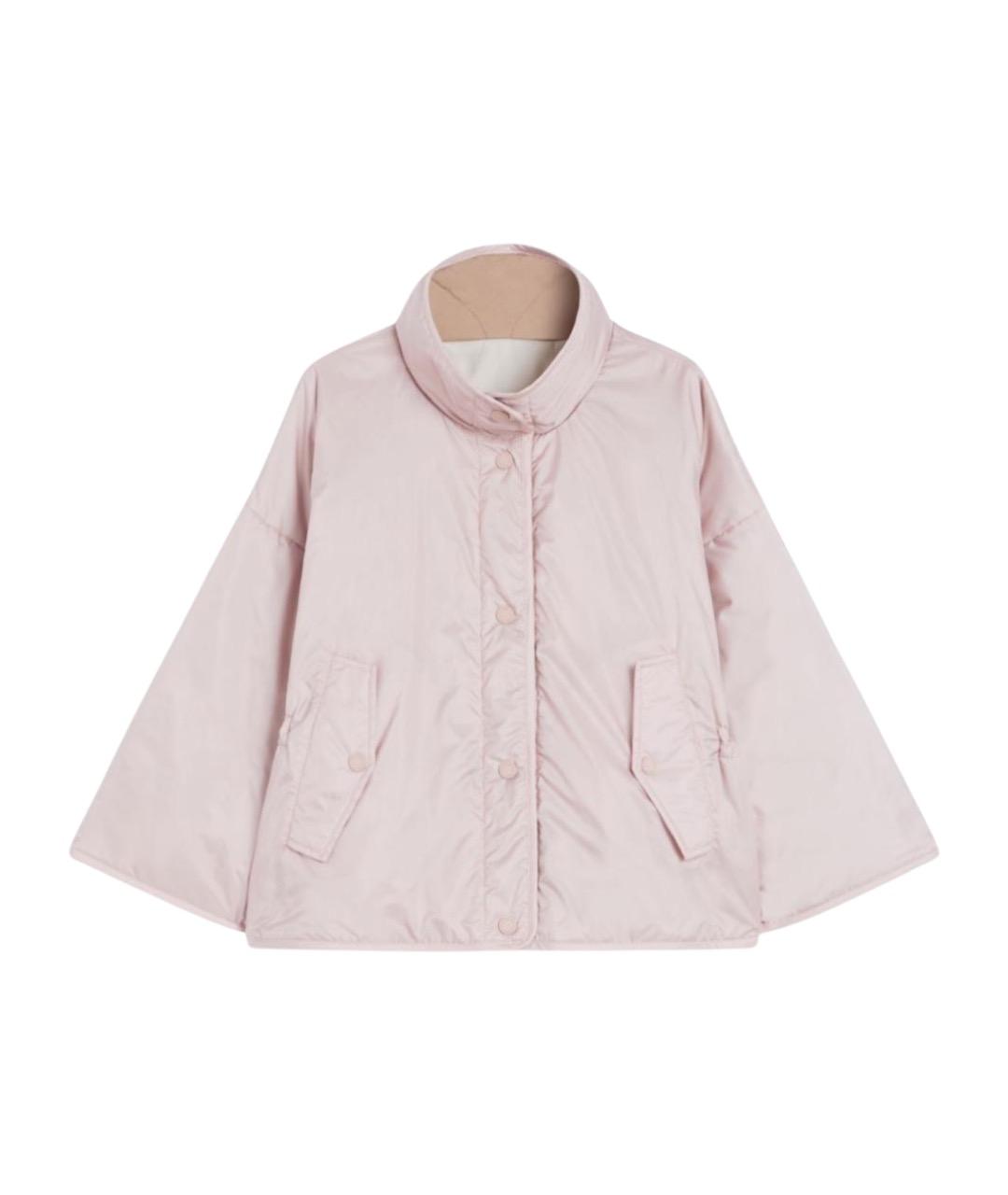 WEEKEND MAX MARA Розовая полиэстеровая куртка, фото 1