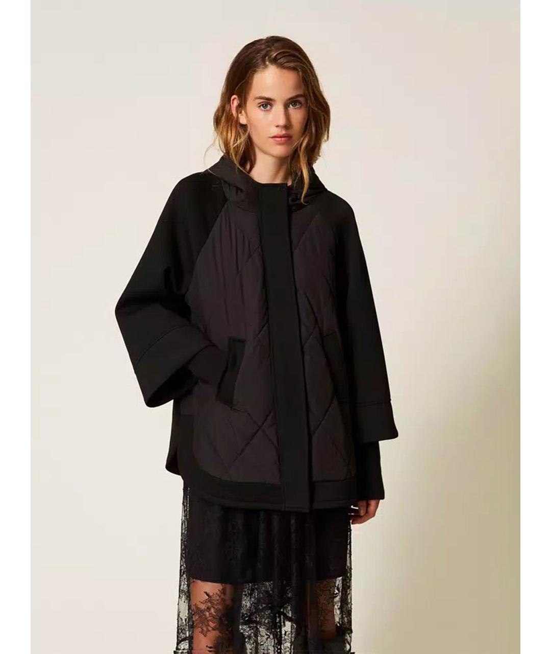 TWIN-SET Мульти полиэстеровая куртка, фото 3