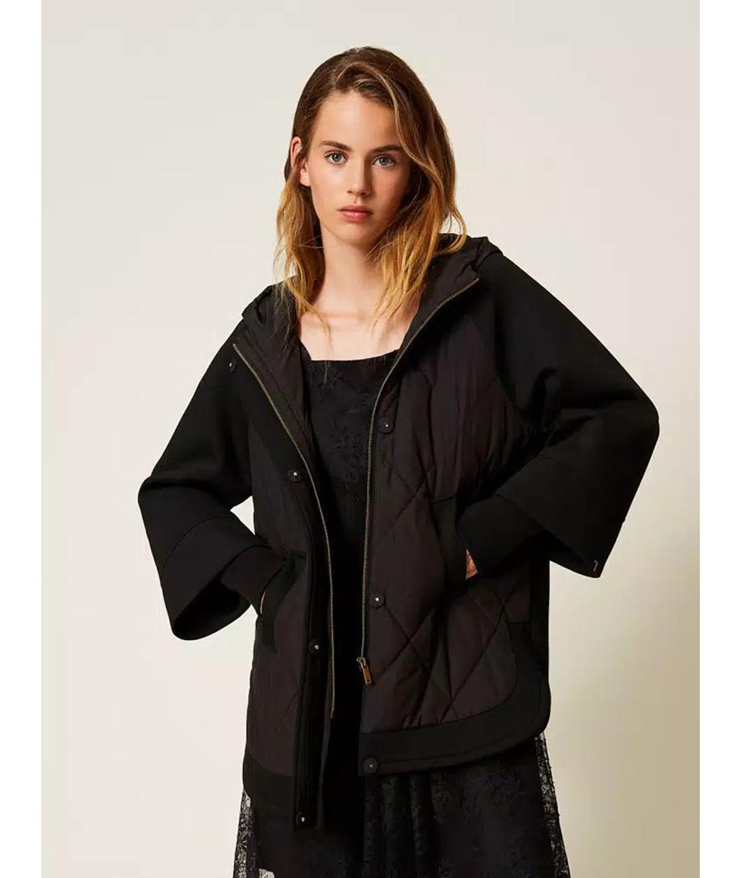 TWIN-SET Мульти полиэстеровая куртка, фото 6