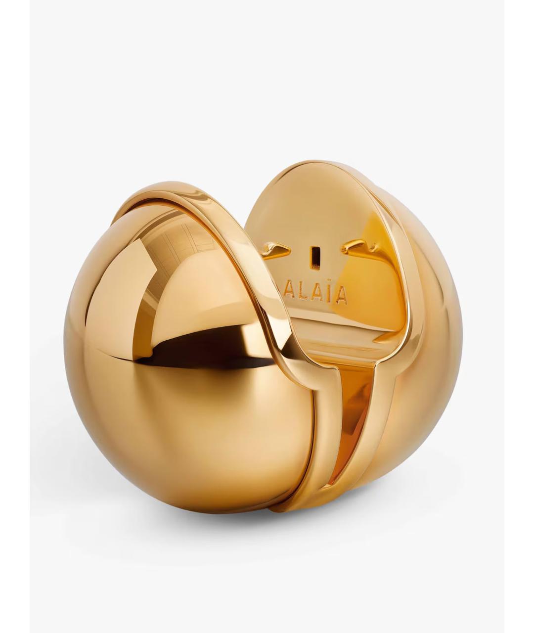 ALAIA Золотые металлические серьги, фото 3