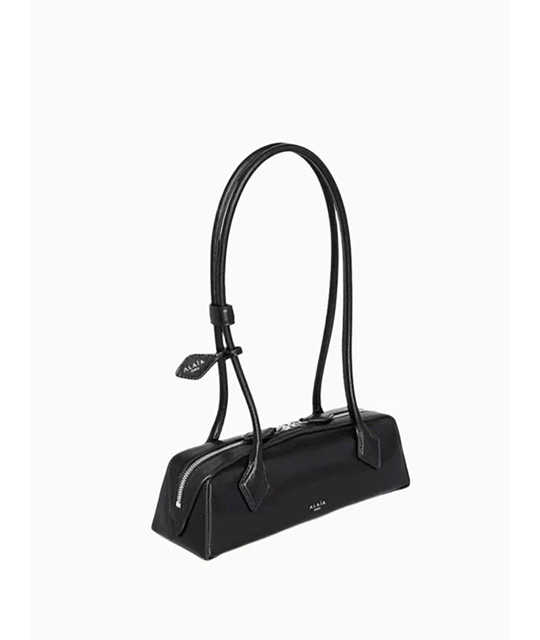 ALAIA Черная кожаная сумка через плечо, фото 2