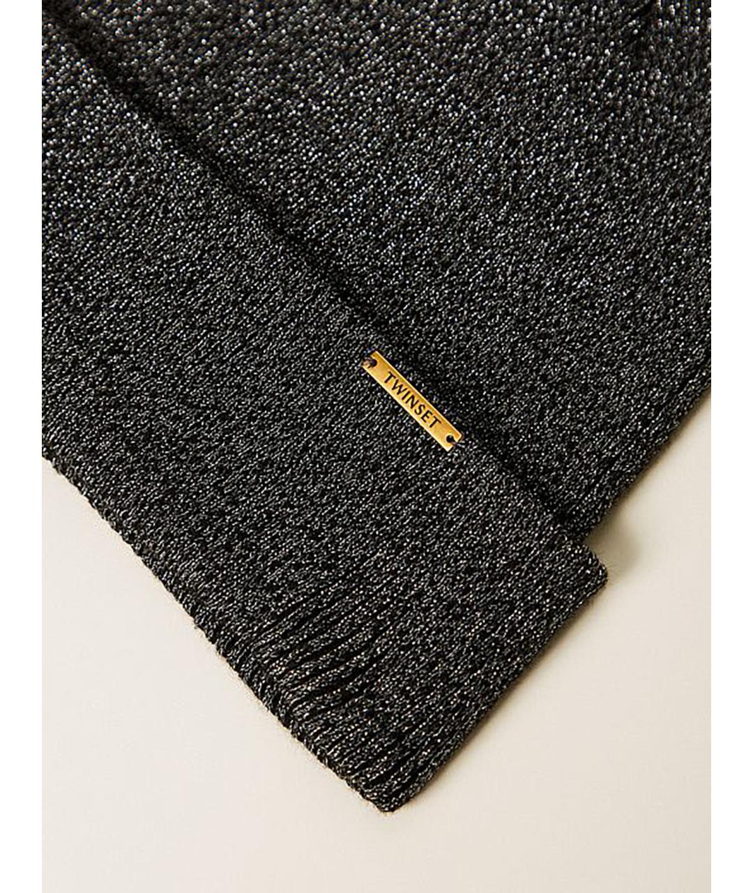 TWIN-SET Серая шапка, фото 2