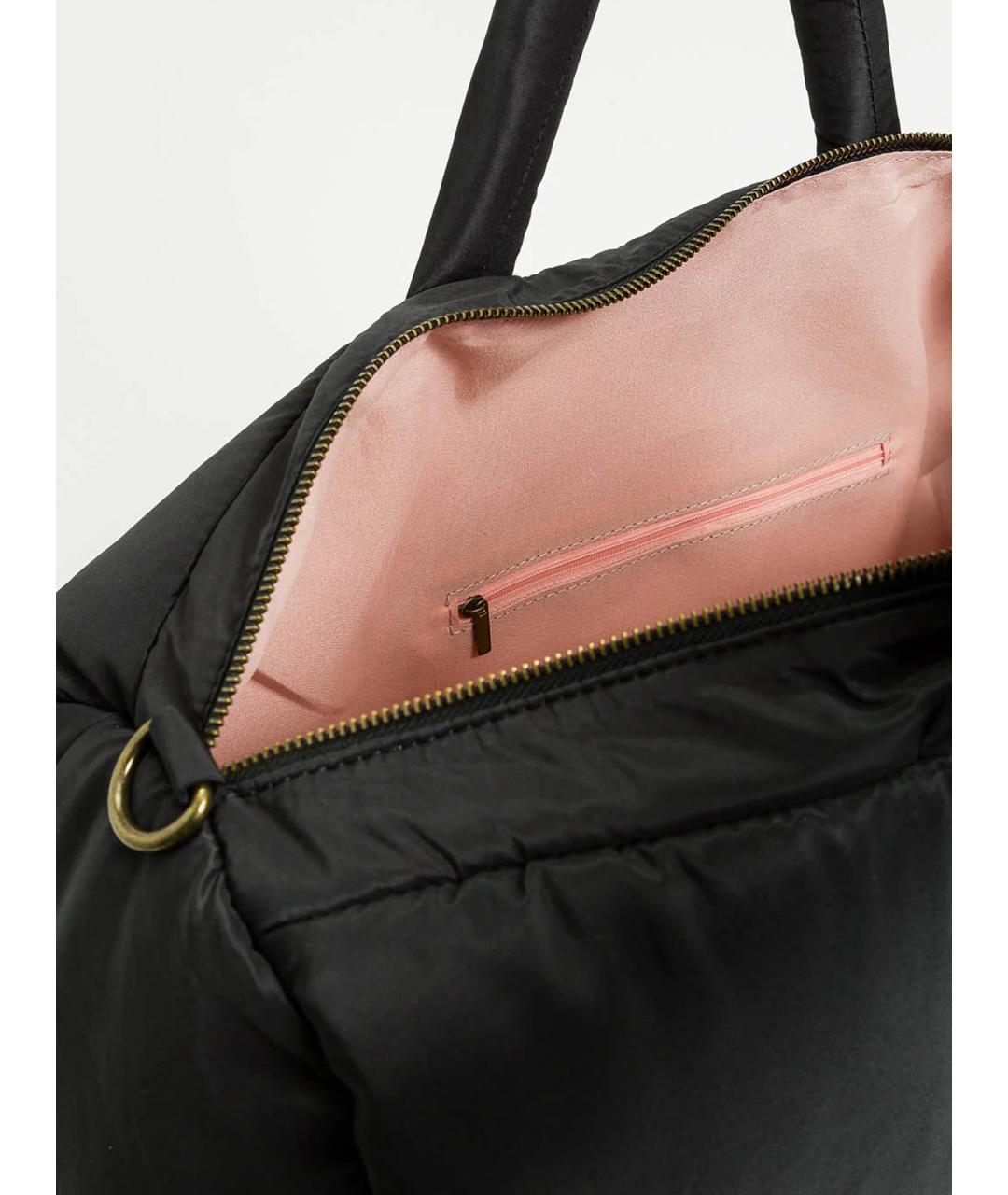 TWIN-SET Черная тканевая сумка через плечо, фото 3