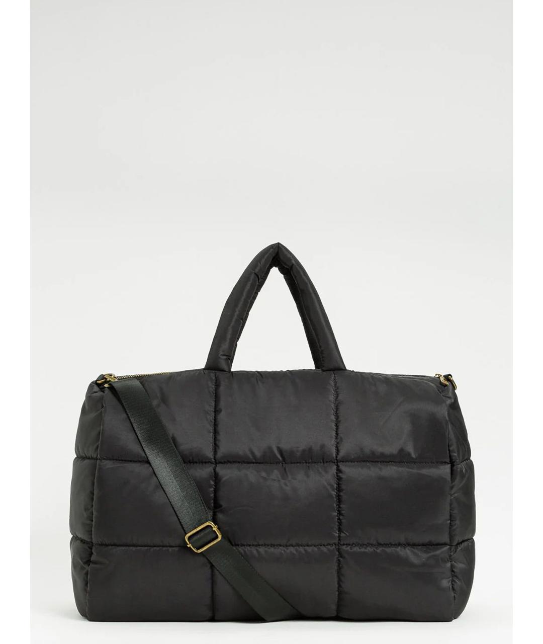 TWIN-SET Черная тканевая сумка через плечо, фото 2