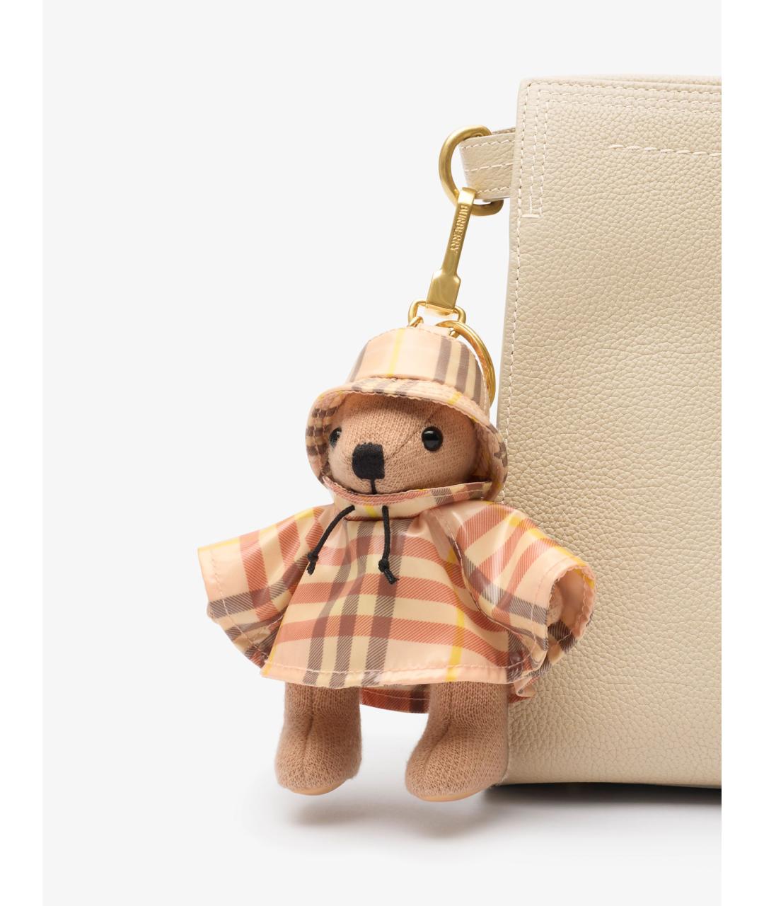 BURBERRY Бежевый брелок, фото 2