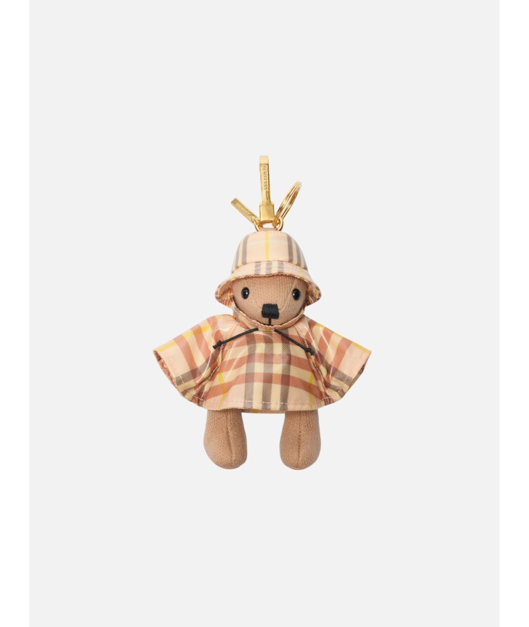 BURBERRY Бежевый брелок, фото 4