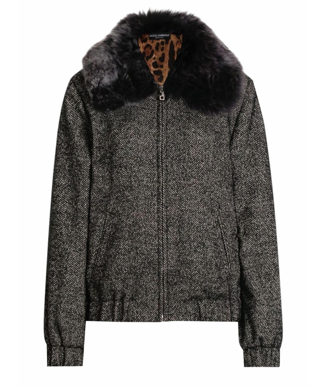 DOLCE&GABBANA Мульти шерстяная куртка, фото 1