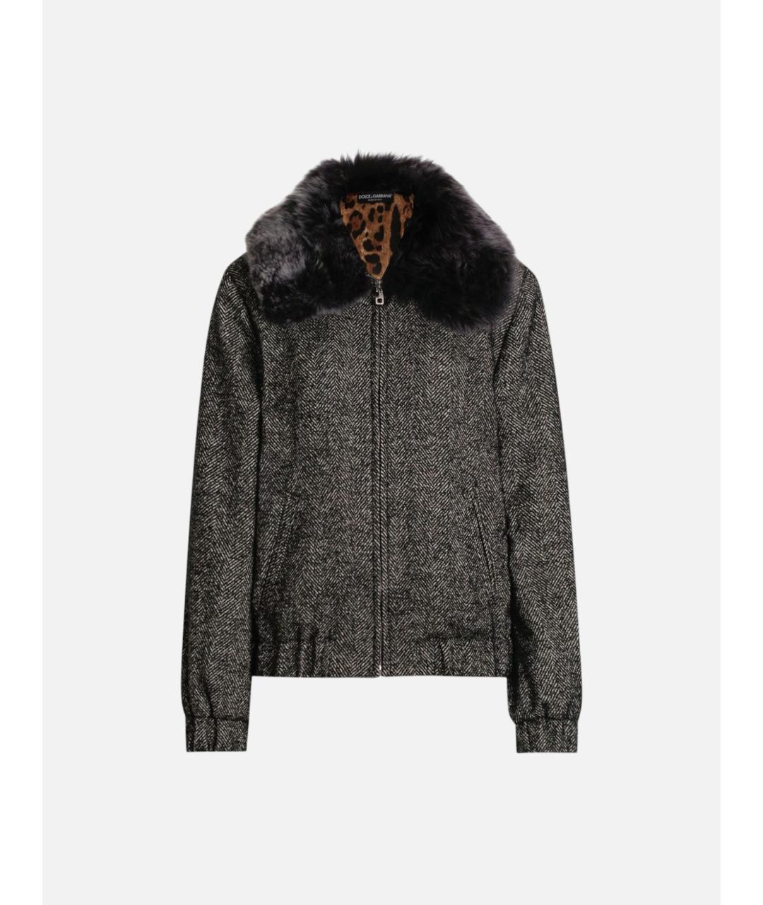 DOLCE&GABBANA Мульти шерстяная куртка, фото 5