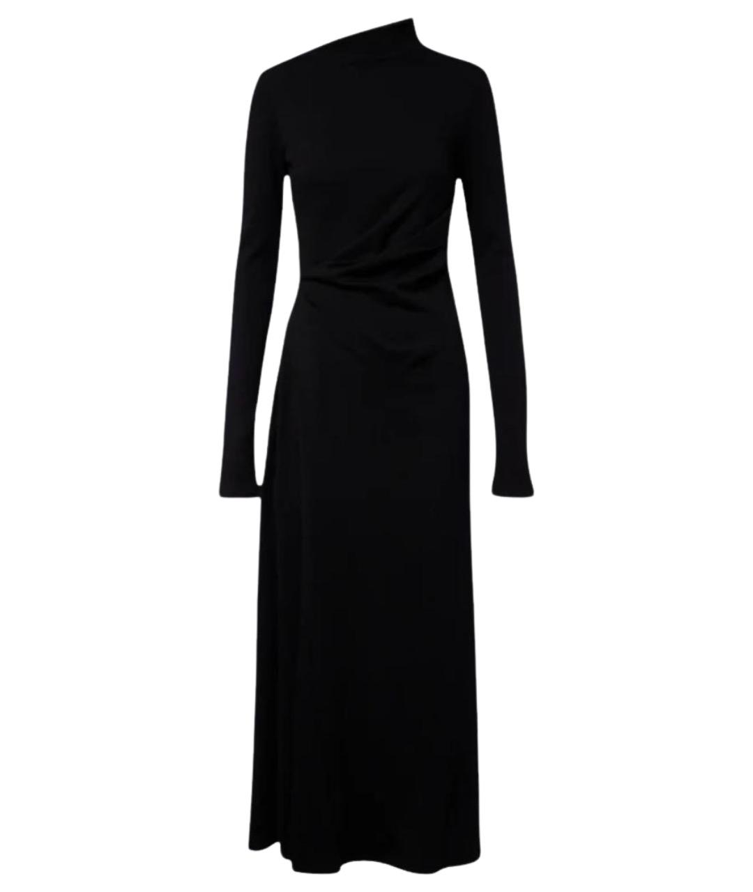 SPORTMAX Черное шерстяное повседневное платье, фото 1