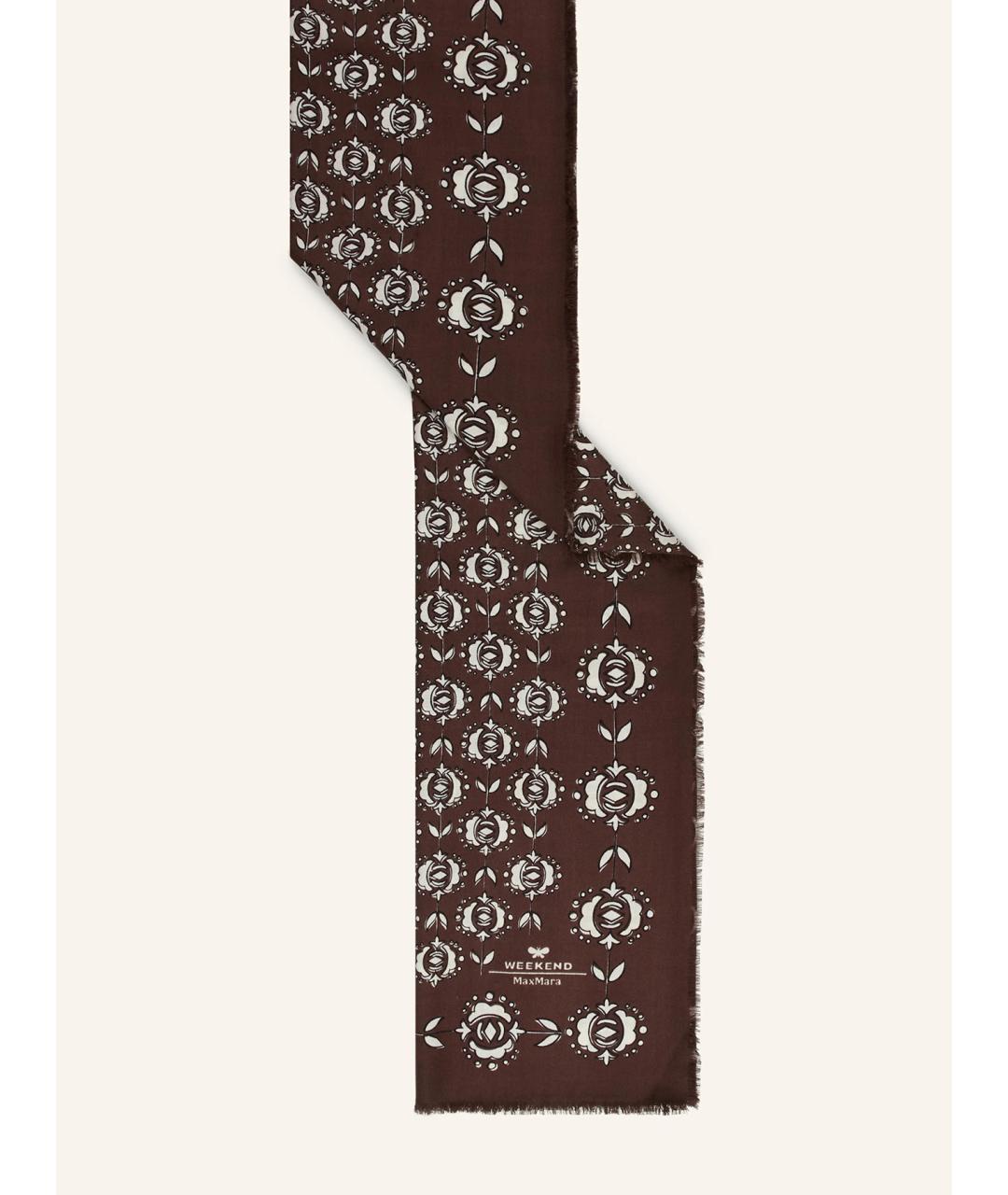 WEEKEND MAX MARA Мульти шерстяной шарф, фото 4