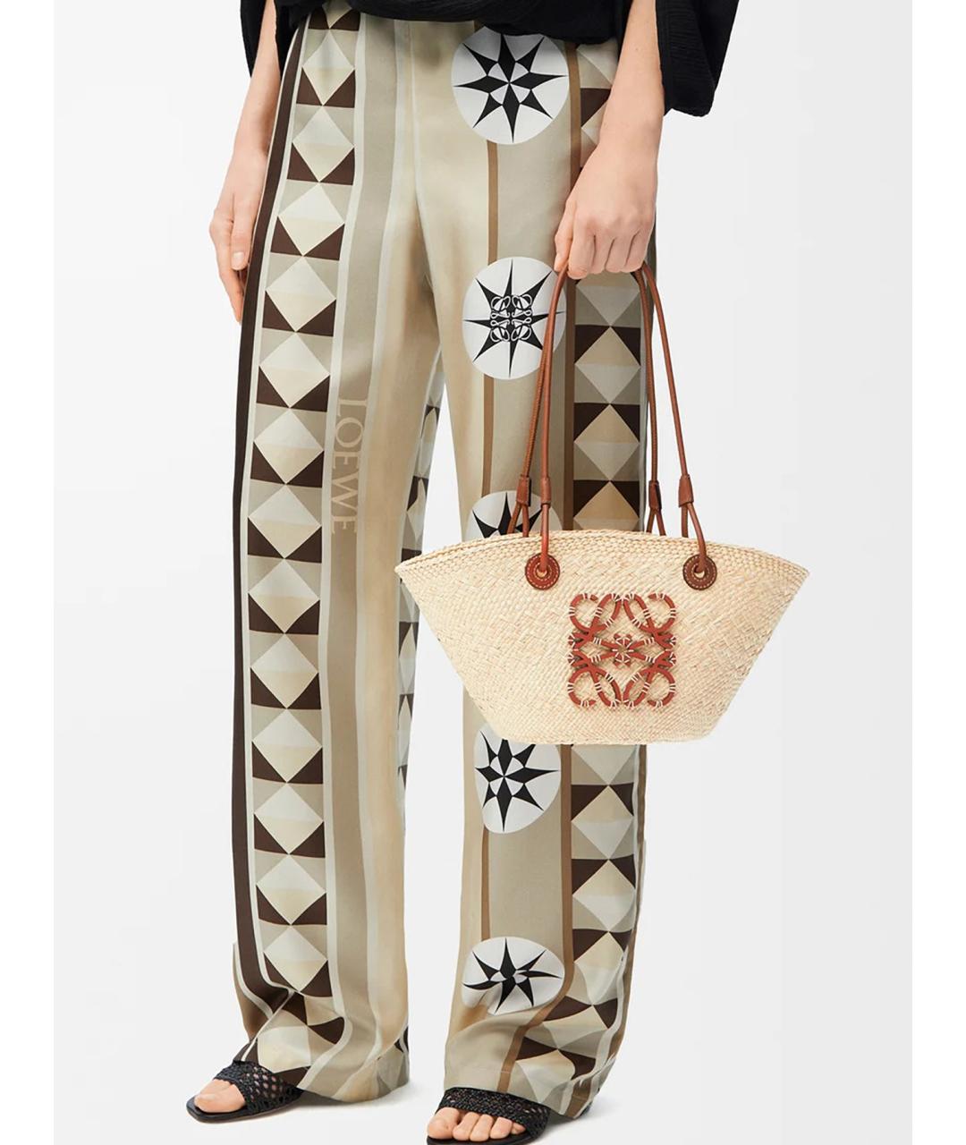 LOEWE Бежевая сумка тоут, фото 2