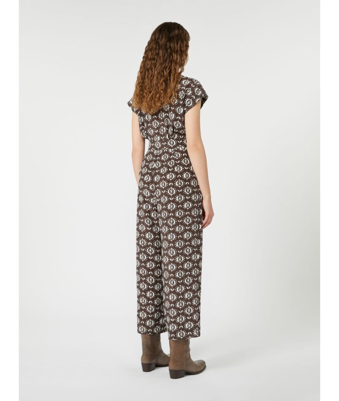 WEEKEND MAX MARA Мульти шелковый комбинезон, фото 3