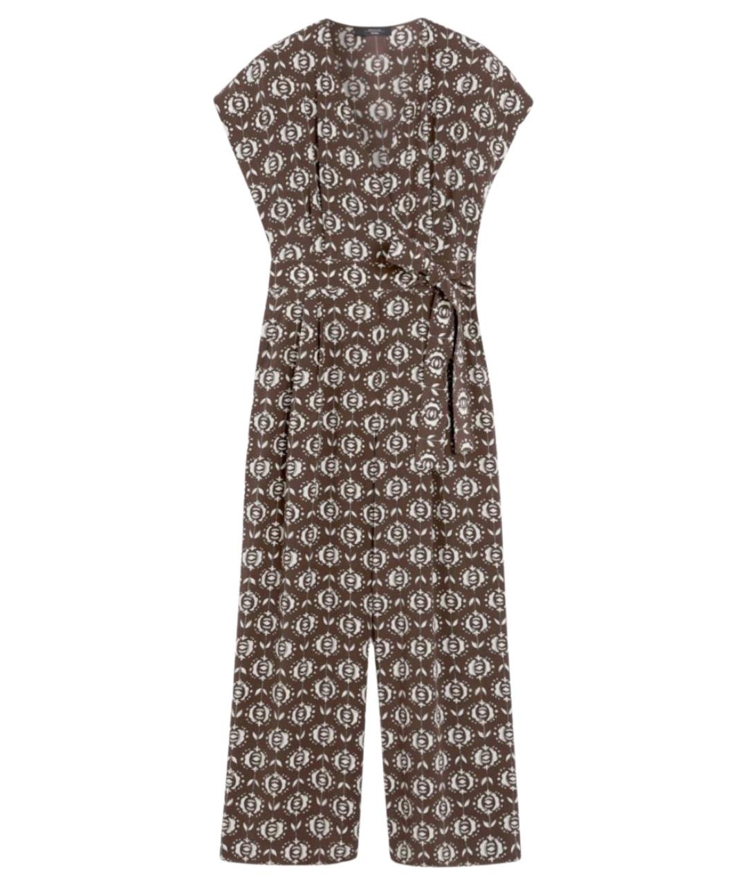 WEEKEND MAX MARA Мульти шелковый комбинезон, фото 1