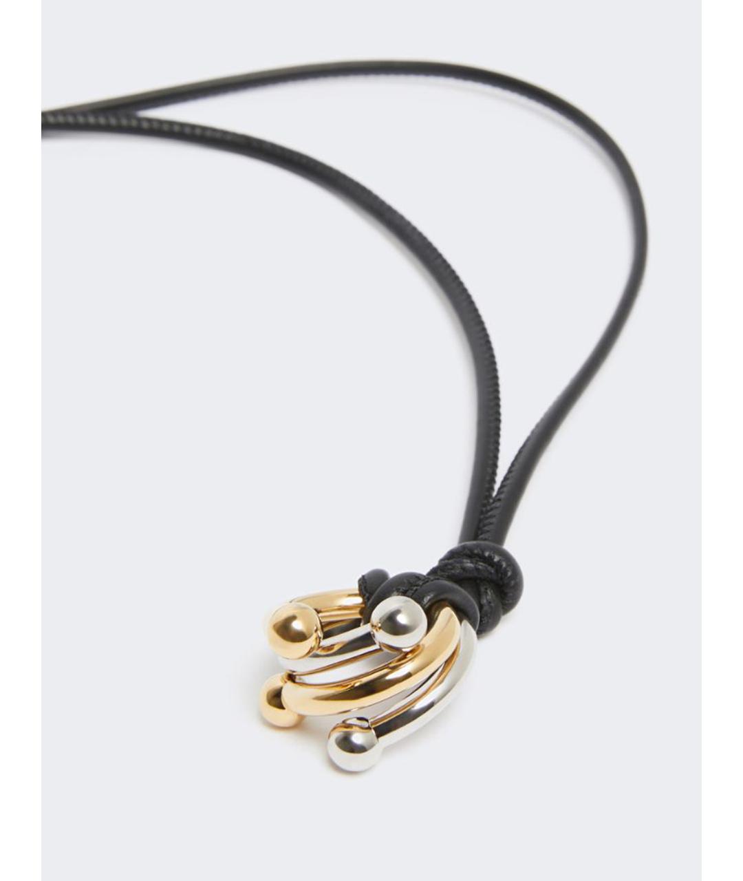 SPORTMAX Золотая кожаная подвеска, фото 2