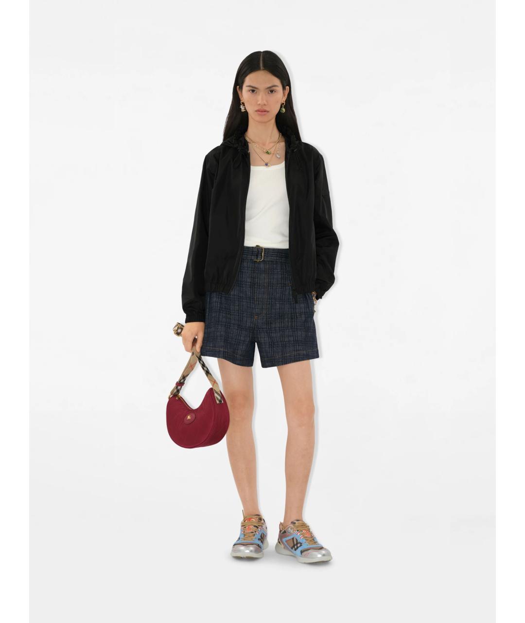 BURBERRY Красная синтетическая сумка через плечо, фото 2