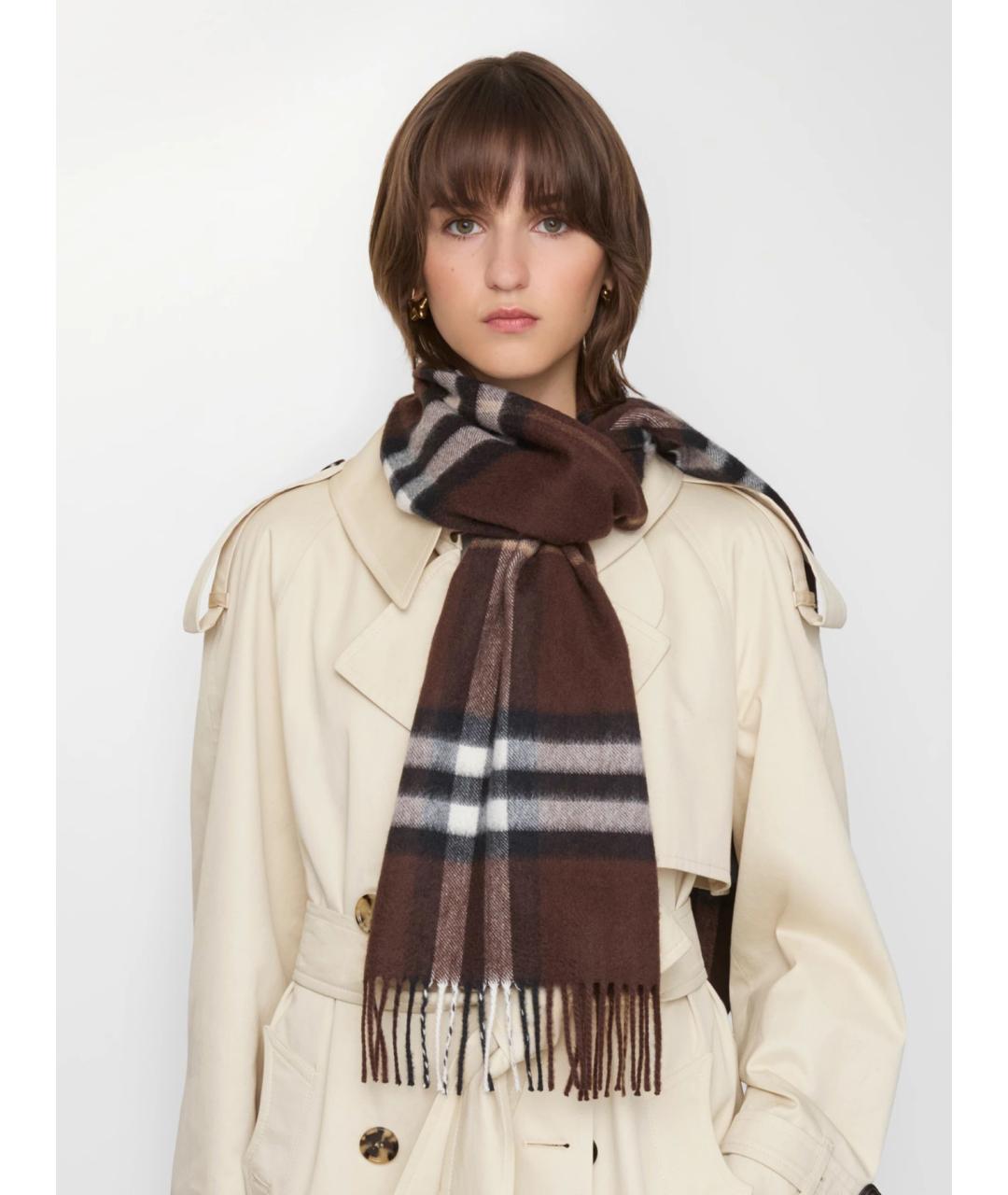 BURBERRY Мульти кашемировый шарф, фото 3