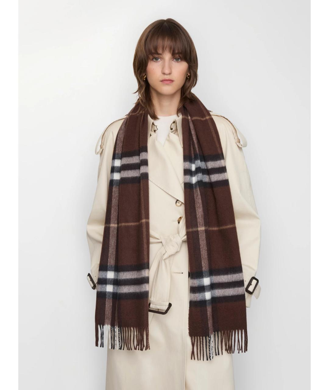 BURBERRY Мульти кашемировый шарф, фото 2