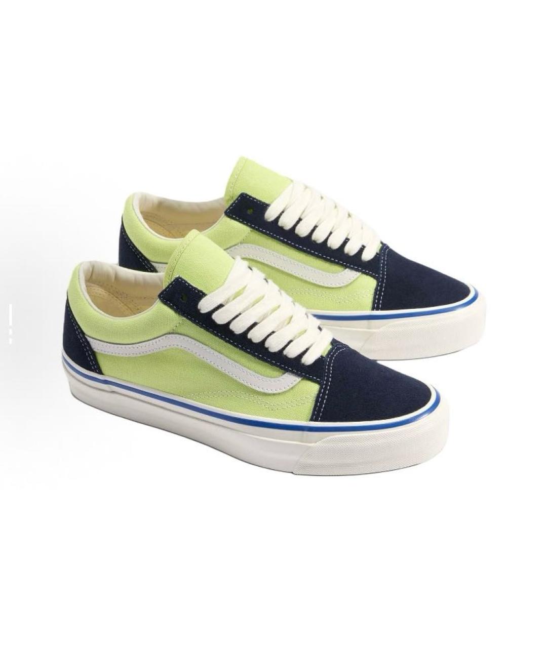 VANS Салатовые текстильные кроссовки, фото 2