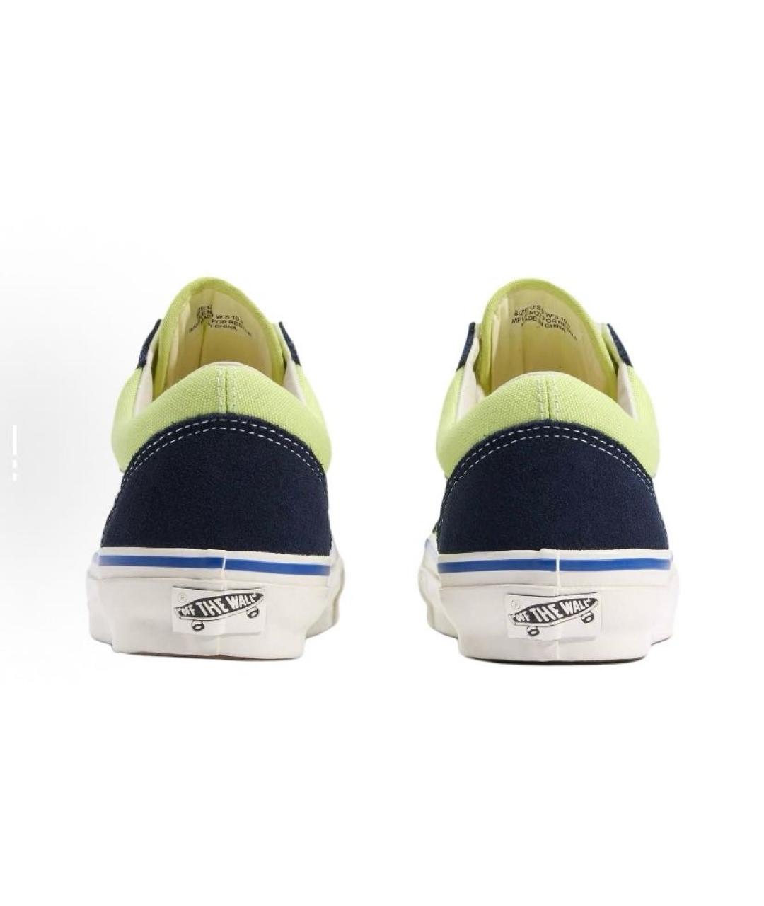 VANS Салатовые текстильные кроссовки, фото 3