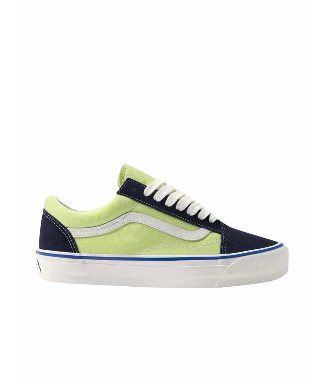 VANS Салатовые текстильные кроссовки, фото 1