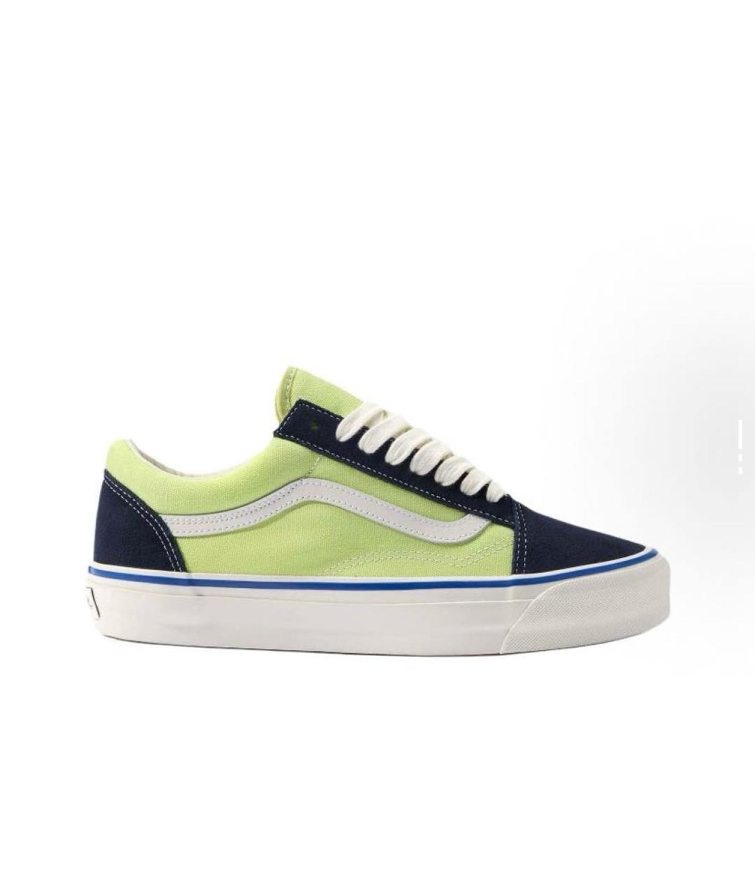VANS Салатовые текстильные кроссовки, фото 5