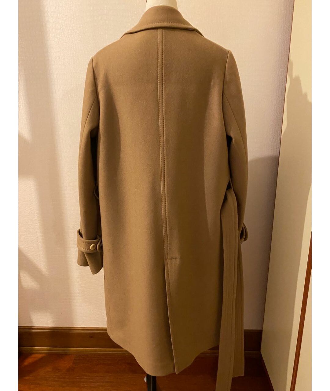 BOTTEGA VENETA Бежевое хлопковое пальто, фото 3