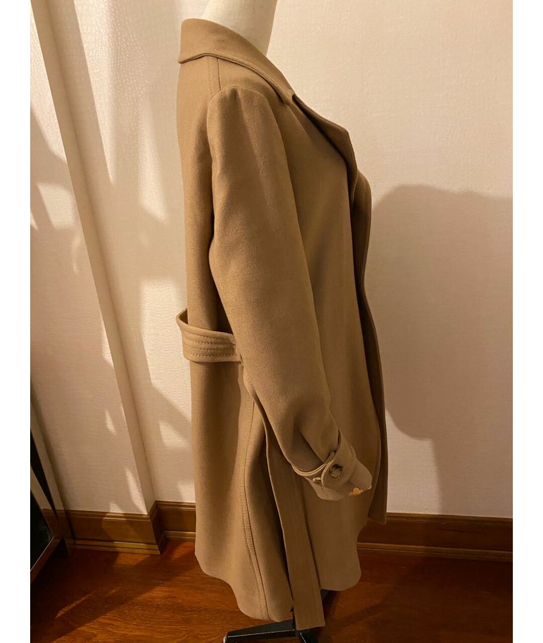 BOTTEGA VENETA Бежевое хлопковое пальто, фото 2