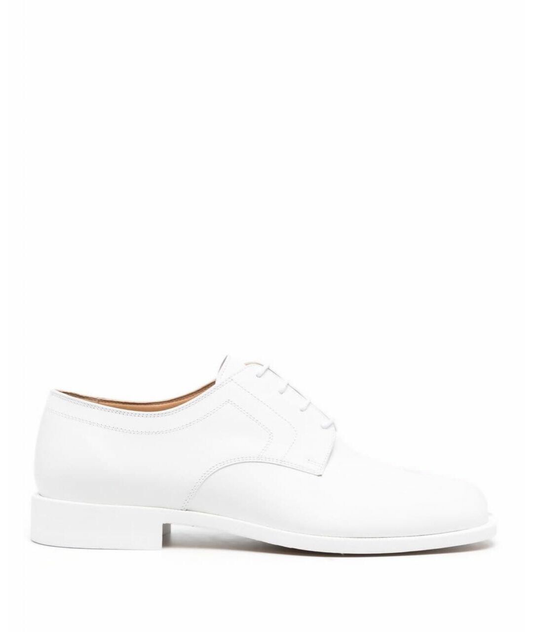 MAISON MARGIELA Белые кожаные туфли, фото 1