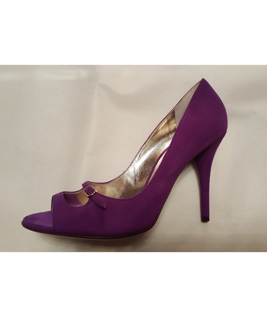 DOLCE&GABBANA Фиолетовые замшевые туфли, фото 8