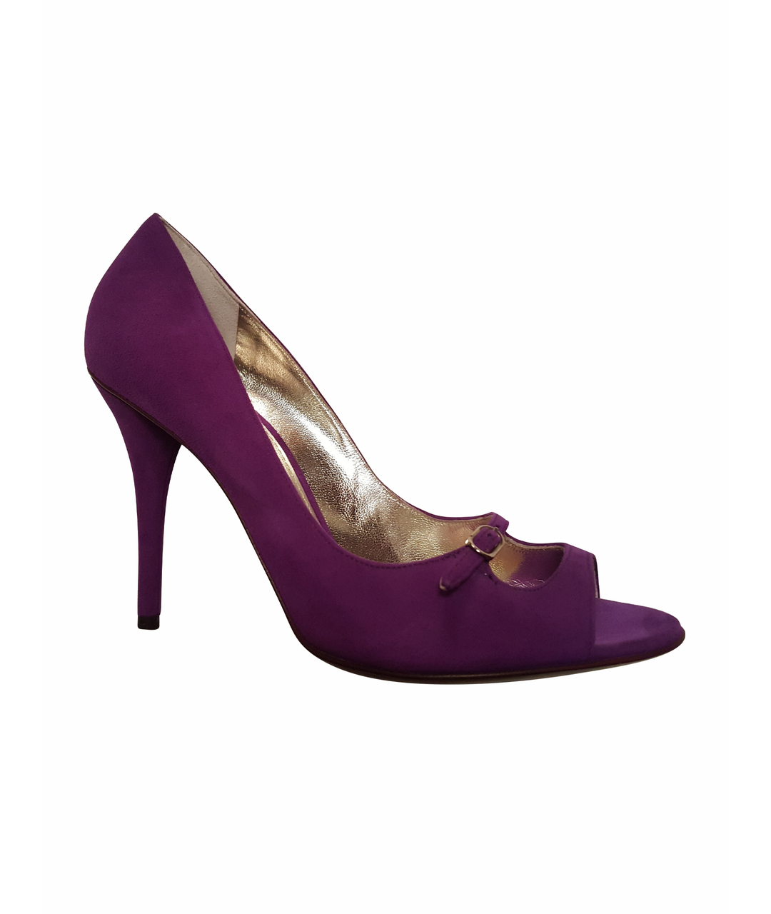 DOLCE&GABBANA Фиолетовые замшевые туфли, фото 1