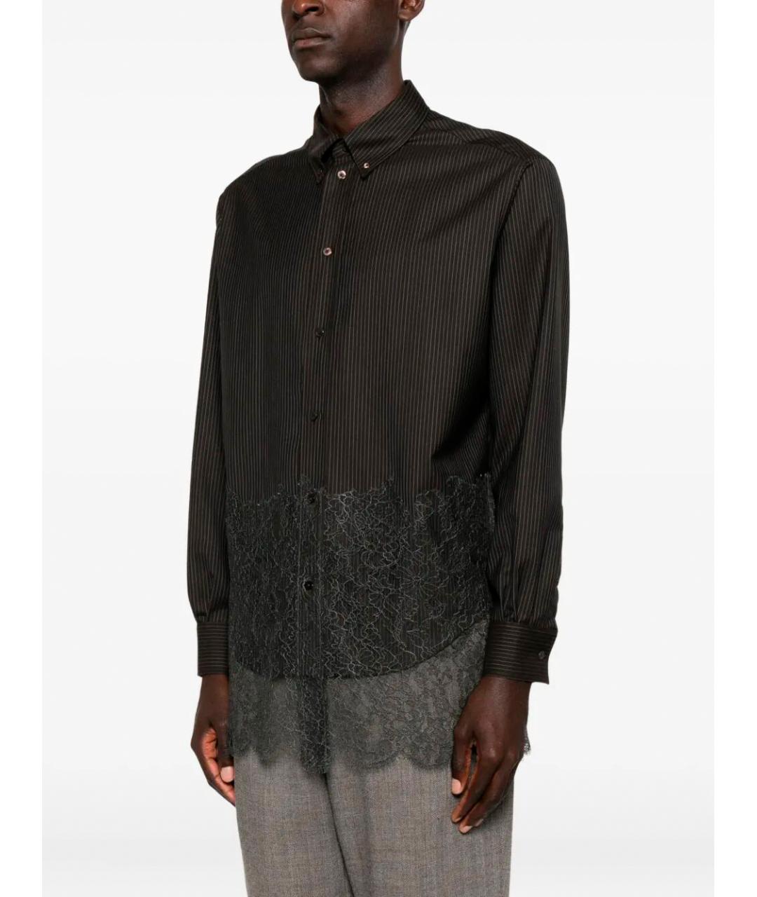 FENDI Мульти шерстяная кэжуал рубашка, фото 4